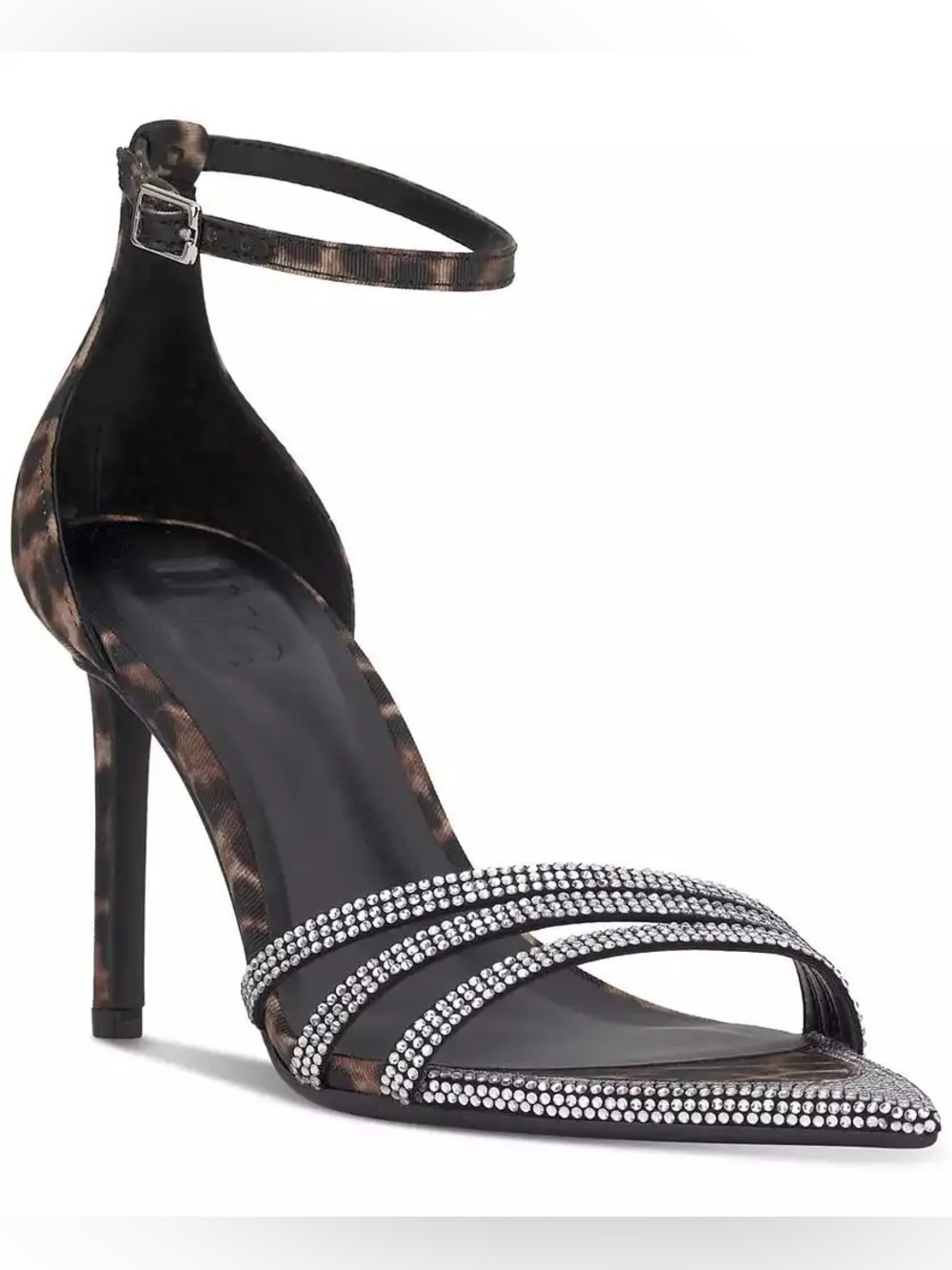 International Concepts Women's Kadira Embellished Ankle Strap Sandal - Leopard